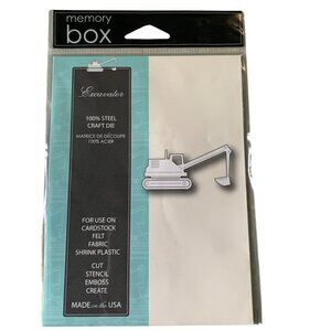 Memory Box Excavator Craft Die 2.2x1.1 2x3 in 100% Steel For Cardstock